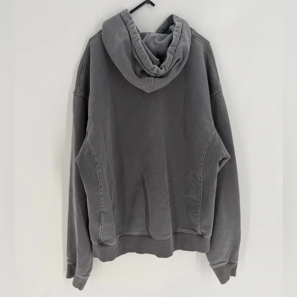 Kith Nelson Island Stone Washed Cotton Fleece Kith Script Embroidered Hoodie